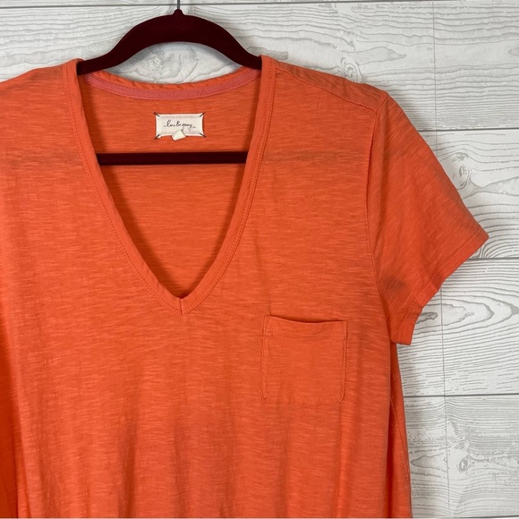 Lou & Grey LOFT Orange Dress Size Medium - Picture 4 of 6